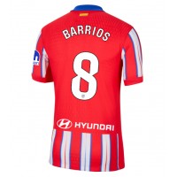 Fotbalové Dres Atletico Madrid Pablo Barrios #8 Domácí 2024-25 Krátký Rukáv